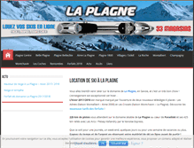 Tablet Screenshot of locationski-laplagne.com